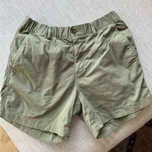Bearbottom Men's Olive Green Flat Front Shorts Sz M